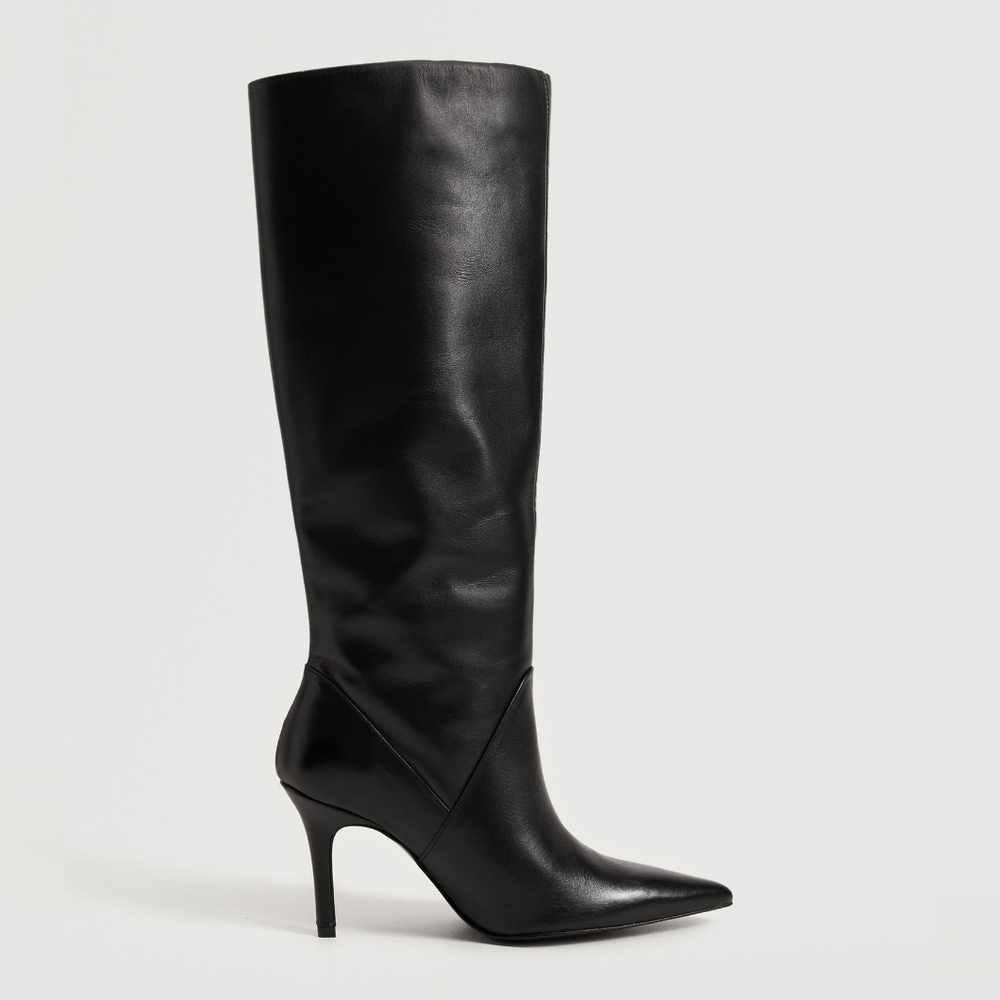 COPY - New Women Shoes High heel leather boot